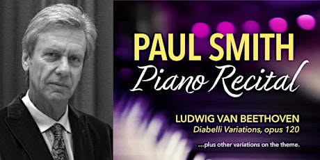 Paul Smith, Solo Piano Recital at COM primary image