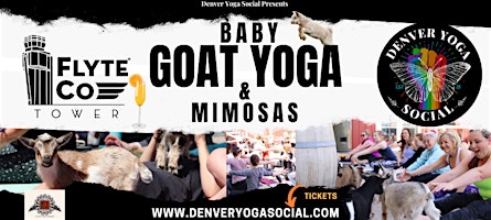 Imagem principal do evento Baby Goat Yoga & Mimosas - Flyte Co Towers