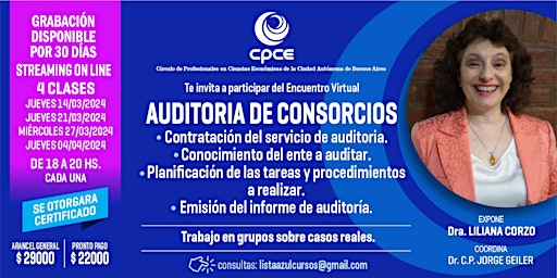 Imagen principal de AUDITORÍA DE CONSORCIOS