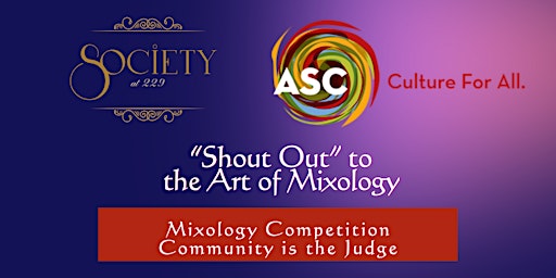 'Shout Out!' | To the Art of Mixology primary image