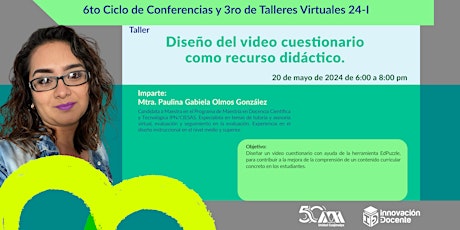 Primaire afbeelding van Diseño del video cuestionario como recurso didáctico