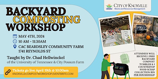 Backyard Composting Workshop with Dr. Chad Hellwinckel primary image