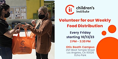 Volunteer for our Weekly Food Distribution primary image