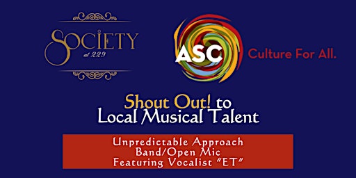 'Shout Out!' | To Local Musical Talent primary image