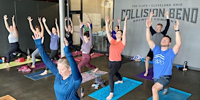 Imagem principal do evento All-Levels Yoga Class at Collision Bend Brewing - [Bottoms Up! Yoga & Brew]