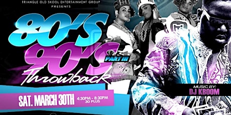 Easter Weekend 80s/90s Throwback Day Party