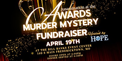 Image principale de Assassination at the Awards ~ Murder Mystery Fundraiser