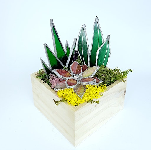 Primaire afbeelding van Design Your Own Stained Glass Succulents