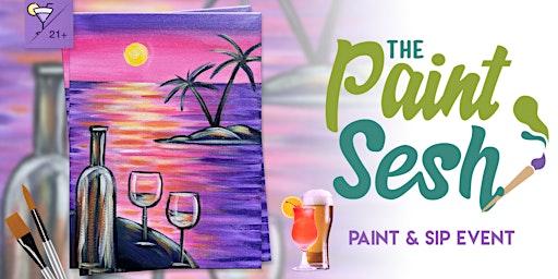 Imagen principal de Paint & Sip Painting Event in Cincinnati, OH – “Happy Hour Sunset”
