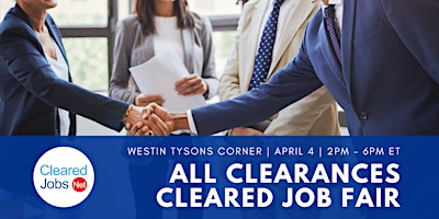 Hauptbild für All Clearances Cleared Job Fair
