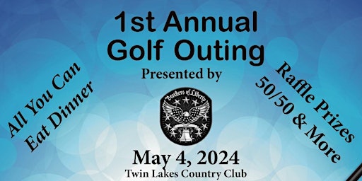 Image principale de GOLF OUTING 2024!!!