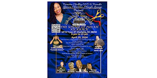 Hauptbild für Uptown Christian Mingle Lounge Re-Grand Opening  "Sound of Judah Kickback"