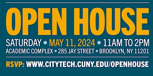 Image principale de City Tech's Spring 2024 Open House