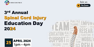 Primaire afbeelding van 3rd Annual Spinal Cord Injury Education Day 2024