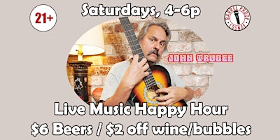 Saturday Live Music Happy Hour with John Trubee  primärbild