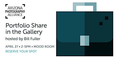 Imagem principal do evento Portfolio Share in the Gallery with William Fuller