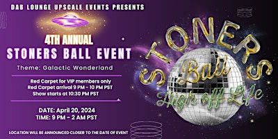 Primaire afbeelding van 4th Annual Stoners Ball