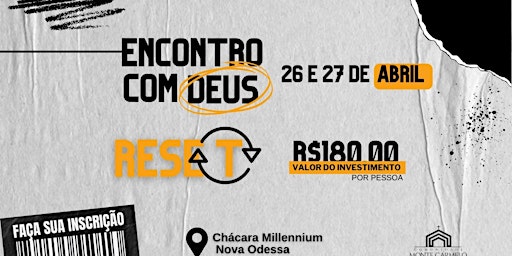 Immagine principale di Encontro com Deus - RESET 