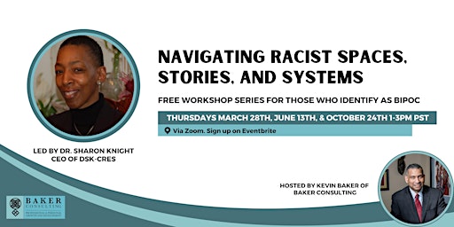 Primaire afbeelding van Navigating Racist Spaces, Stories, and Systems (June event)