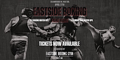 Imagem principal do evento EASTSIDE  INTERCLUB FIGHT NIGHT