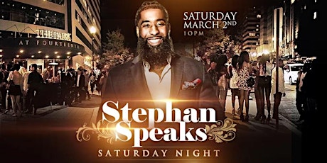 Image principale de Stephan Speaks at The Park Saturday!