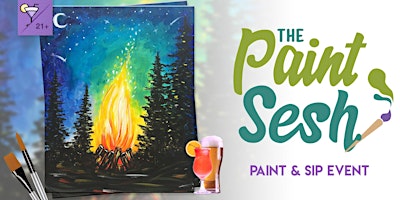 Imagem principal de Paint & Sip Painting Event in Maineville, OH – “Campfire” at Cartridge Brew