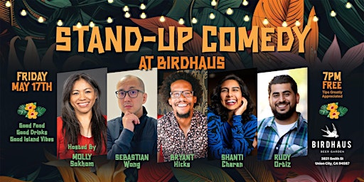 Primaire afbeelding van Stand-up Comedy at Birdhaus in Union City