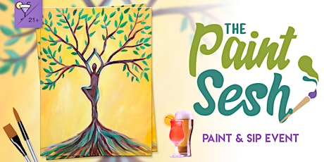 Paint & Sip Painting Event in Cincinnati, OH – “Growth” at Queen City Radio