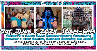 Imagem principal do evento SWFL SpaceCon - Comicbook & Sci-fi Convention