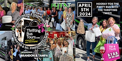 4/5 Thrifting Bus Brandon & Tampa Shops Clearwater & South Pinellas County primary image