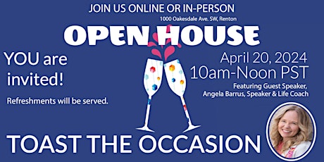 Toast the Occasion - Open House