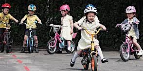 The children's cycling competition event was extremely exciting primary image