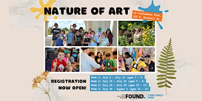 Nature of Art Camp, Week 1: Ages 7-9 (July 8-12)