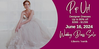 Imagem principal do evento Opportunity Bridal - Wedding Dress Sale - Barrie