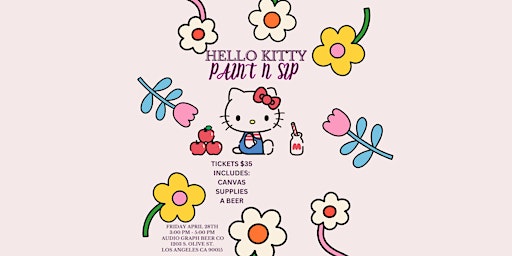 Imagem principal de Hello Kitty Paint N Sip