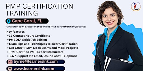 4 Day PMP Classroom Training Course in Cape Coral, FL