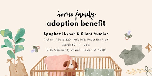 Horne Family Adoption Benefit  primärbild