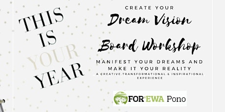 Create Your Life Vision Dream Board Experience: Design the life of your dreams and make them your reality! primary image