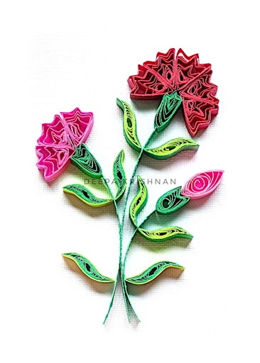 Imagem principal de Carnations - Paper Quilling