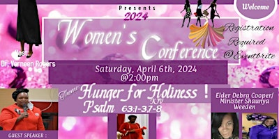 WOW Conference 2024 / Theme : " Hunger For Holiness " primary image