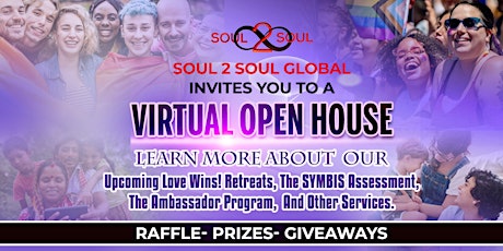 Soul 2 Soul Global's Virtual Open House II primary image