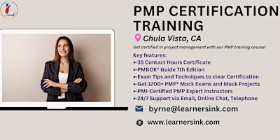 Immagine principale di 4 Day PMP Classroom Training Course in Chula Vista, CA 