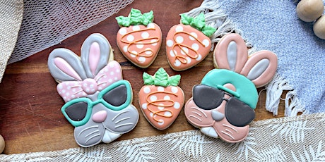 Bunnies With Attitude - Easter Royal Icing Cookie Decorating Workshop primary image