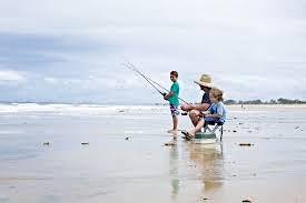 Extremely special beach fishing event