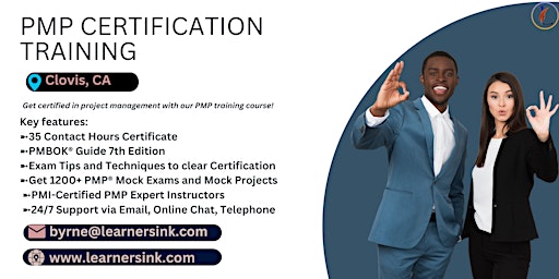 4 Day PMP Classroom Training Course in Clovis, CA primary image