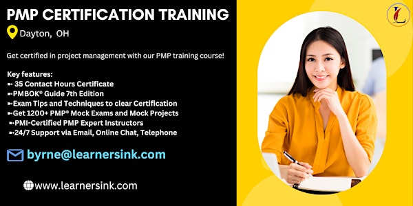 4 Day PMP Classroom Training Course in Dayton, OH