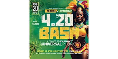 Imagem principal de 4/20 Reggae & Afrobeats Bash: A Tribute to Bob Marley