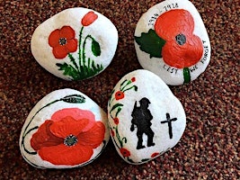 Anzac Day rock painting primary image