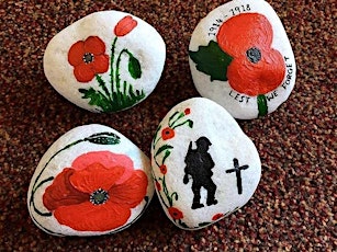 Anzac Day rock painting