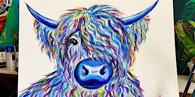 Coffee & Canvas - Frazer's Coffee Roasters, Sheffield - 'Highland Cow' primary image